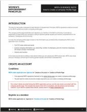 Cover - Company Profile Page